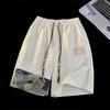 Shorts Esportivos Americanos Modernos Para Meninos Shorts de Estudante Casuais Largos Versáteis Calças de Praia