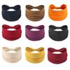 Bohemian Cashewblumen Elastisches Sport-Stirnband für Damen – Breiter Rand Haarreif zum Gesichtswaschen