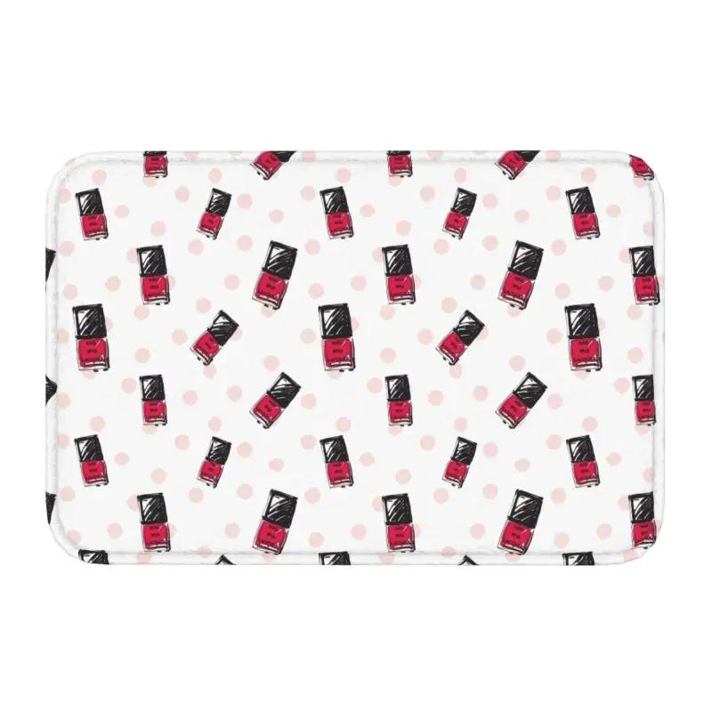 Nails Polish Eat Sleep Repeat Front Door Floor Entrance Mat Outdoor Tech Funny Quotes Bathroom Kitchen Doormat Garage Carpet Rug