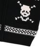 Mahagrid Skull Cowichan Knit Sweater Black(Mg2Efmk690A)