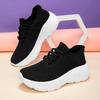 New casual single shoes large size soft sole breathable sports breathable shoes medium and low top socks shoes