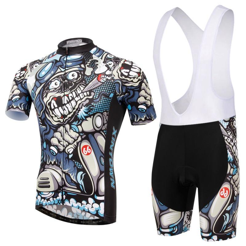 XINTOWN Cycling Bib Short Sleeve Set Men Women Moisture Wicking Bike Clothing