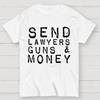 Send Lawyers Guns And Money Unisex Heavyweight 100% Cotton T-shirt
