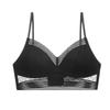 Women Sexy Backless Thin Lace Plus Size Wireless U Shaped Beauty Back Bra