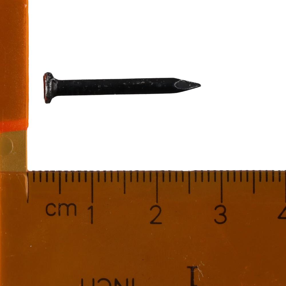 378 buc Cuie din oțel cimentat negru Lungime 1 inch Element de fixare de înaltă rezistență Cărămidă Beton