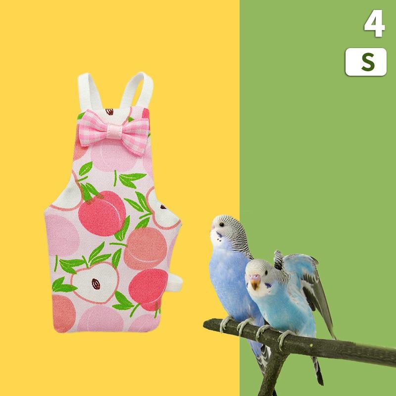 

Pigeon Diaper Diapers For Birds Cloth Parrot Clothes Bowtie Washable Parrot Flight Suit Breathable Keep Birds Clean S4