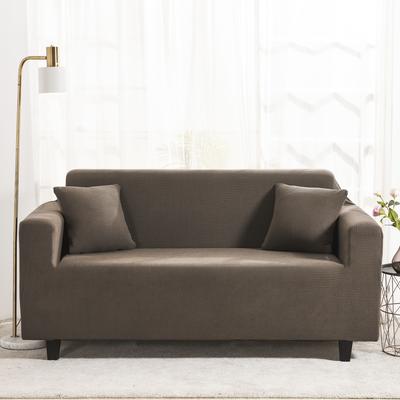 Elastic Jacquard Sofa Cover Soft Polar Fleece Durable Fits 1/2/3/4 Seater and L-Shape Couches Solid Print Design