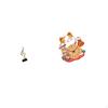 Melodic Cat Sculpture Resin Tabletop Ornament Creative Musical Figurine Centerpiece Silent Wall