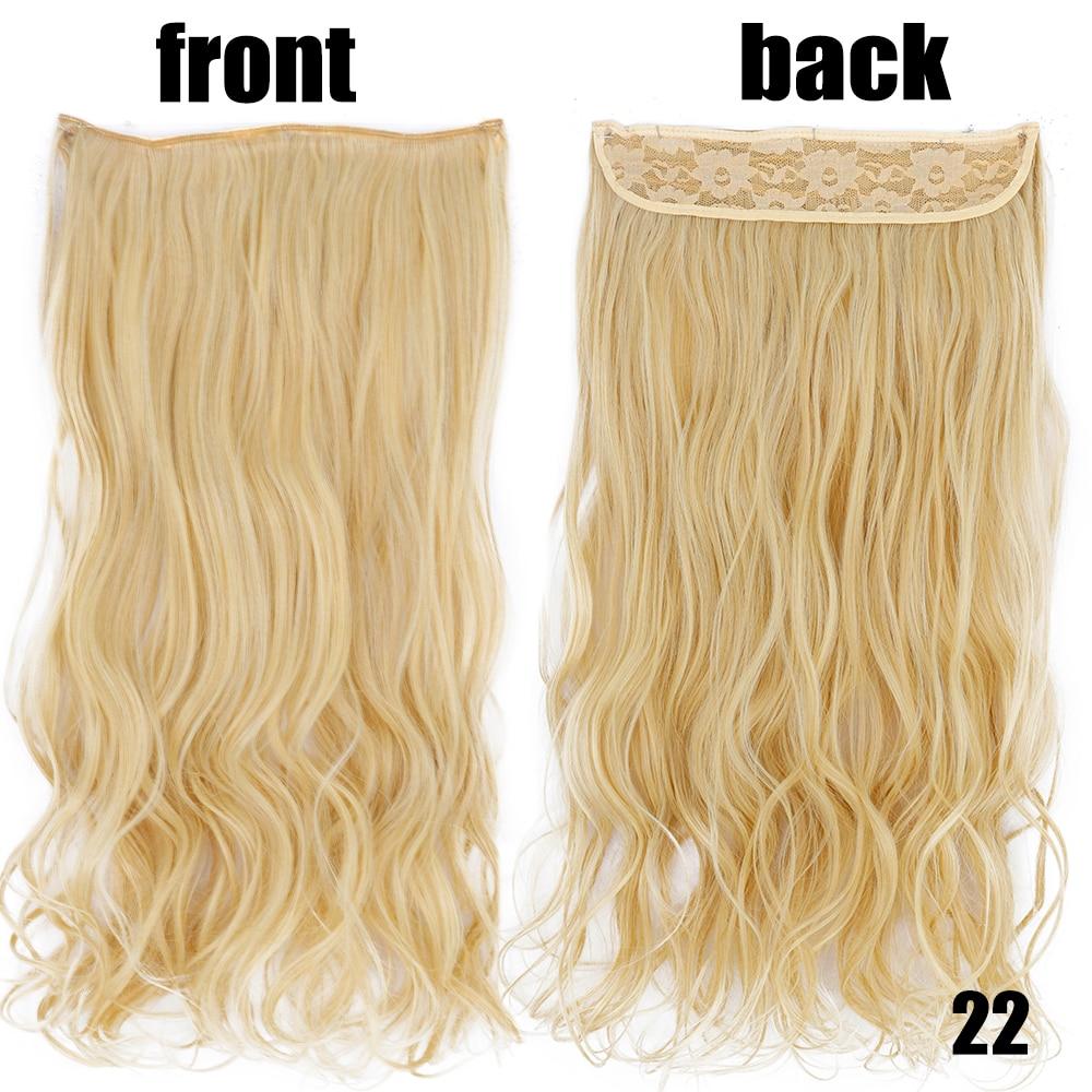 XINRAN 22-дюймова модна жіноча перука з невидимою волосінню для нарощування волосся, стійка до високих температур, синтетична хвиля без застібок