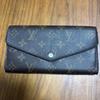 Used Monogram Long Wallet Portefeuille Sarah