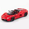 1/24 Laferrari Legering Åpen Sportsbil Modell Støpte & Leketøyskjøretøy Metallbilmodell Simulering Lyd og Lys Barnegave
