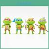 Adorable Set Of 12 Mini Raphael Ninja Turtles Pvc Figurines Perfect For Collectors