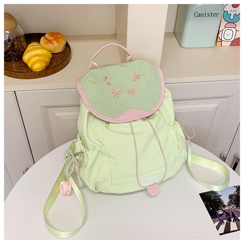 Guava fruit backpack women's new contrasting dopamine cute school bag casual fashion large capacity backpack
