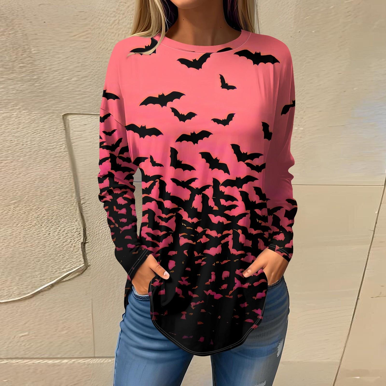 Женская футболка с принтом Хэллоуина — фото 15