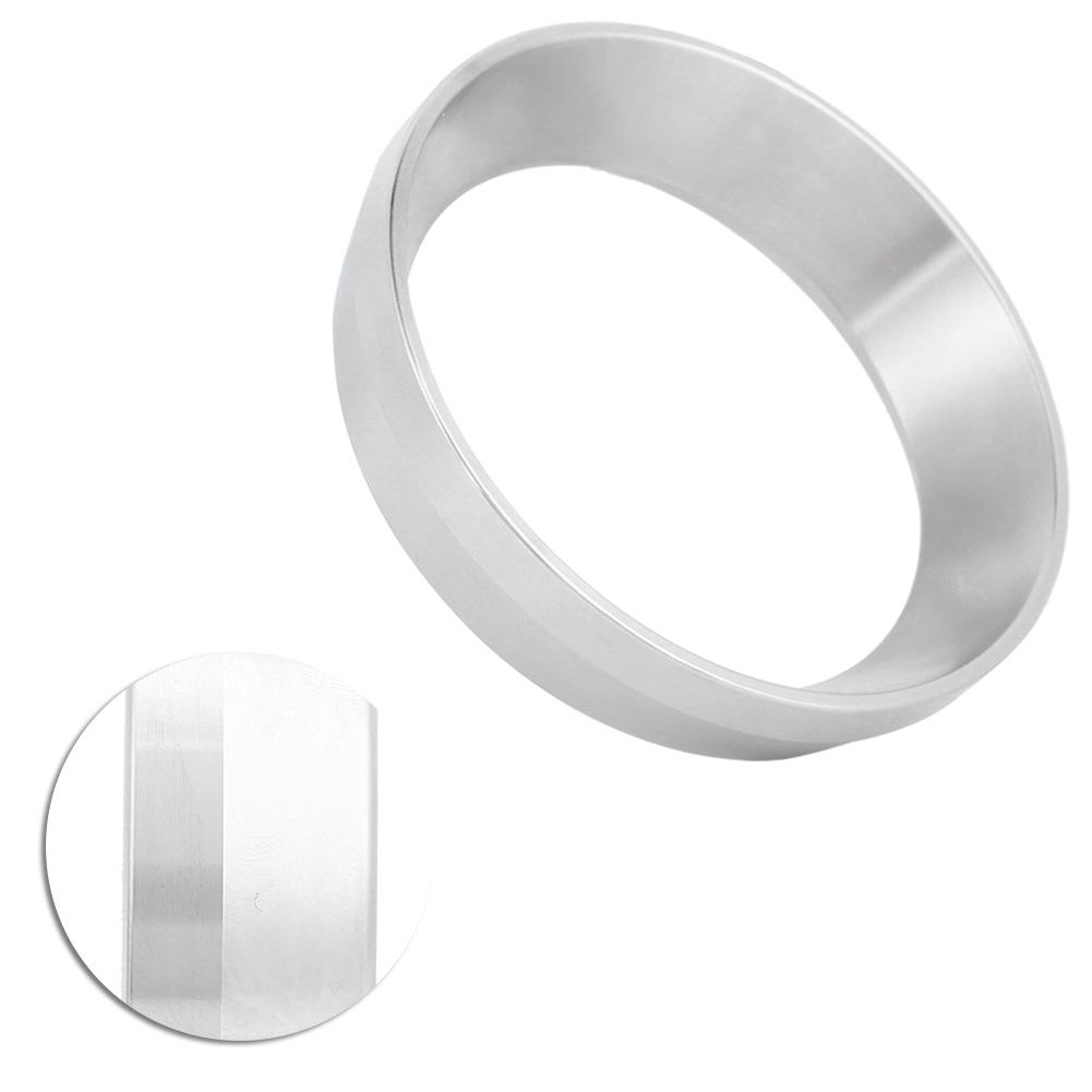 58mm Edelstahl Kaffee Dosierring Trichter Ersatz Pulverfänger Kaffeemaschinen Zubehör