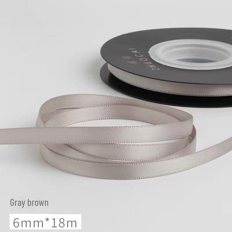 5mm Doppelseitiges Polyester-Blumen-Geschenkband für Haaraccessoires, Kuchendekoration und Sträuße