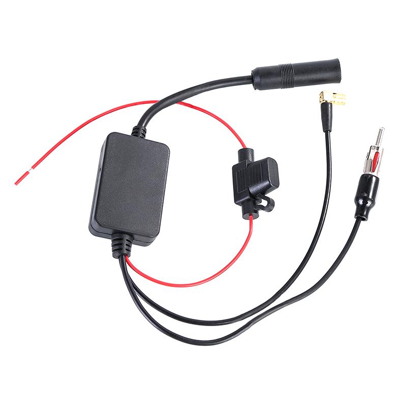 Amplificatore di Segnale FM Pratico Anti-Interferenza Antenna Auto Radio Universale Amplificatore Booster FM Ricambi Auto Amplificatore Autoradio