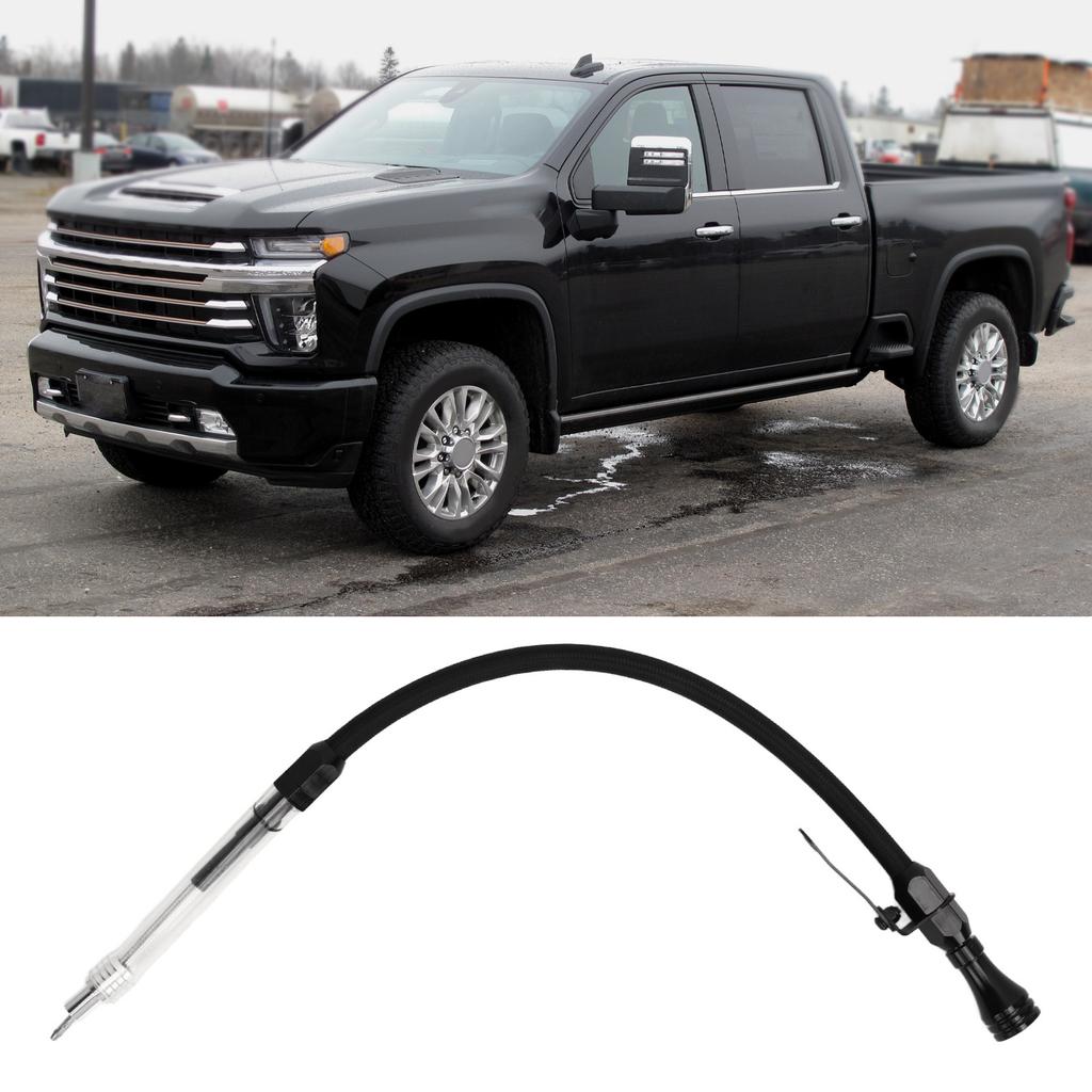 Engine Flexible Oil Dipstick Stainless Steel Fluid Oil Dipstick Tool for LS1 LS2 LS2 LS6 4.8L 5.7L 6.0L 6.2L