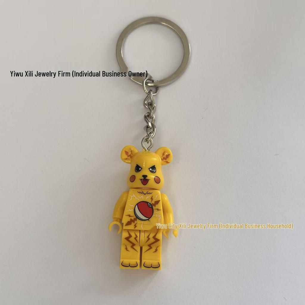 Klíčenka s přívěskem - Batman & Králík Bugs Bunny - Ozdoba na tašku pro páry