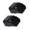 Gutter Downspout Connector Downspout Outlet Filter Guard for 3X4 Inch A Type Gutter Black