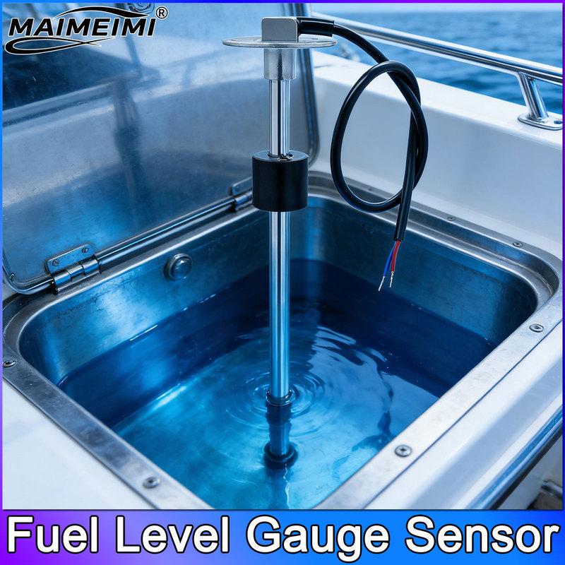 1pc Boat Car Fuel Level Gauge Meter Sensor 240-33ohm Fuel Level Sensor 100~550mm Fuel Sender Unit 12V/24V Oil Tank Level Sensors