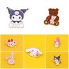 Adorable Sanrio Metal Cartoon Rabbit Melody Kulomi Brooch For Student Bags