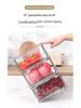 Clear Multilayer Refrigerator Organizer Box for Food, Fruit, Eggs, and Dumplings