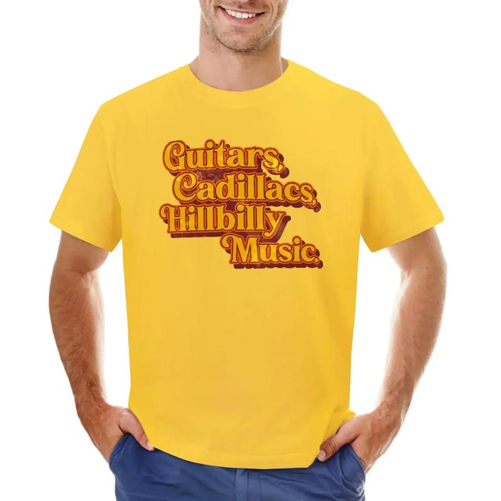 Gitarren Liedtexte Dwight Yoakam Tribute T-Shirt schnelltrocknend Anime Herren-T-Shirts