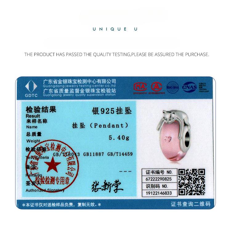 Vergoldetes 925er Sterlingsilberarmband mit Perlen-Accessoires, Love Bee DIY-Perlenanhänger.