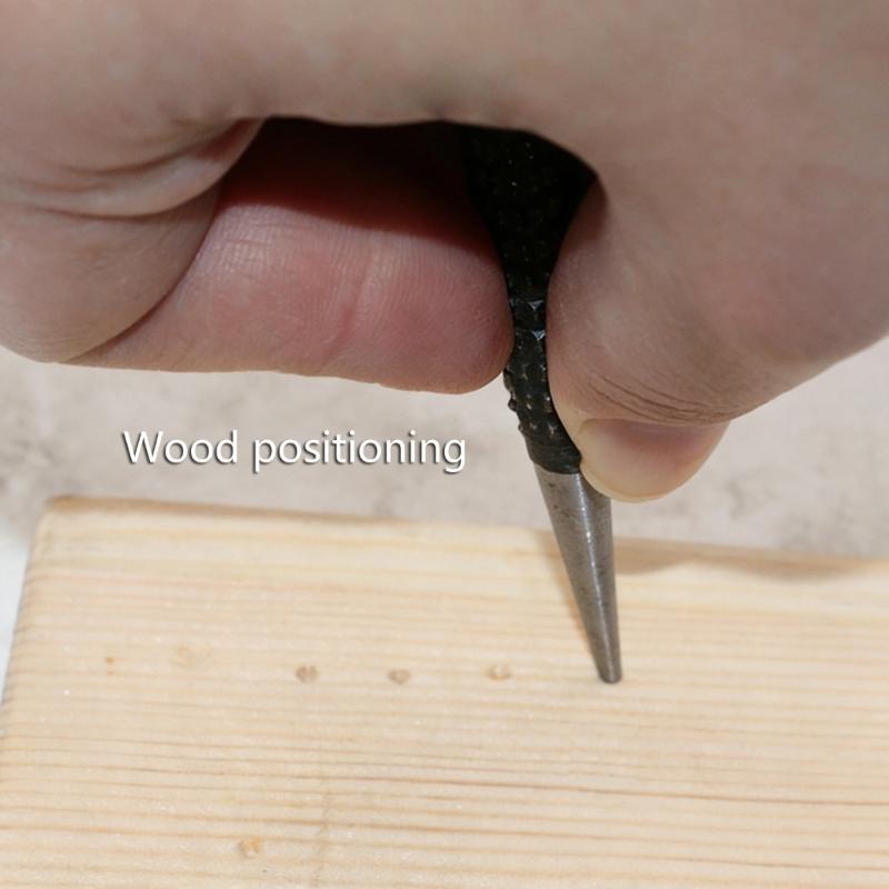 Professional Center Punch Center Hole Punch for Furniture Assembly Metal Fabrication and Home Repair Tasks