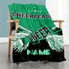 Green Personalized Name Blanket Multi-purpose Personalized Blanket Warmthful Decor Perfect for Seaside Nap Living Room Office Four Seasons Multipurpos