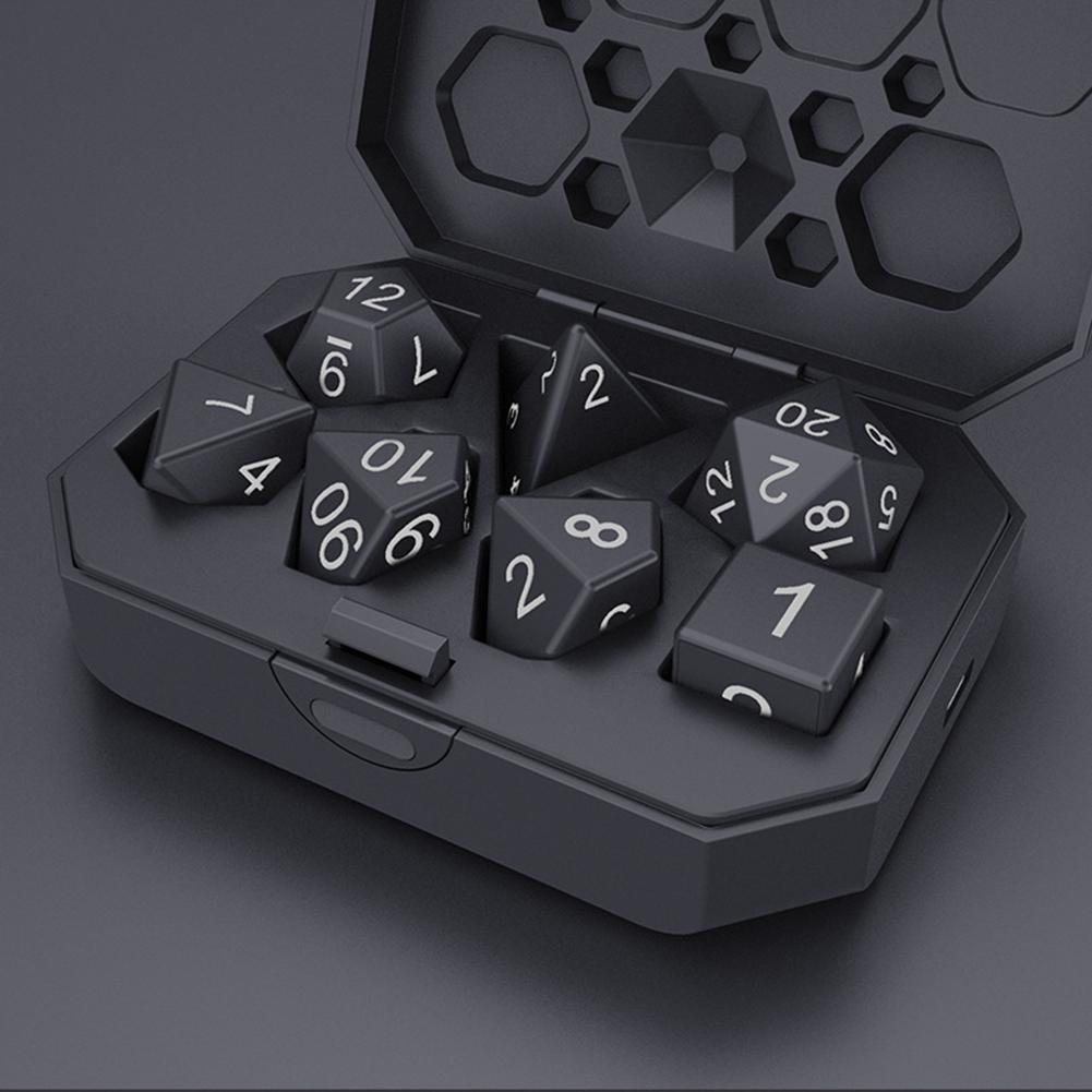 RPG Polyhedral Dice Set Luminous Electronic Dice Set Multiple Sides Adults Entertainment  for Board Game Party