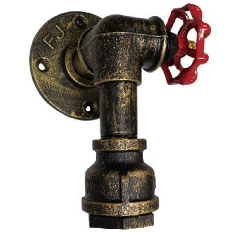 JAUNUMS Vintage ūdens caurules sienas lampa