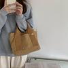 Fashion Versatile Retro Simple Ins Style Lightweight Canvas Bag Lunch Bag Tote Bag Canvas Women's Bag Handbag Trendy