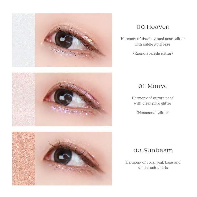 Dear.A - Vegan Glitter Eyeshadow - 3 Colors