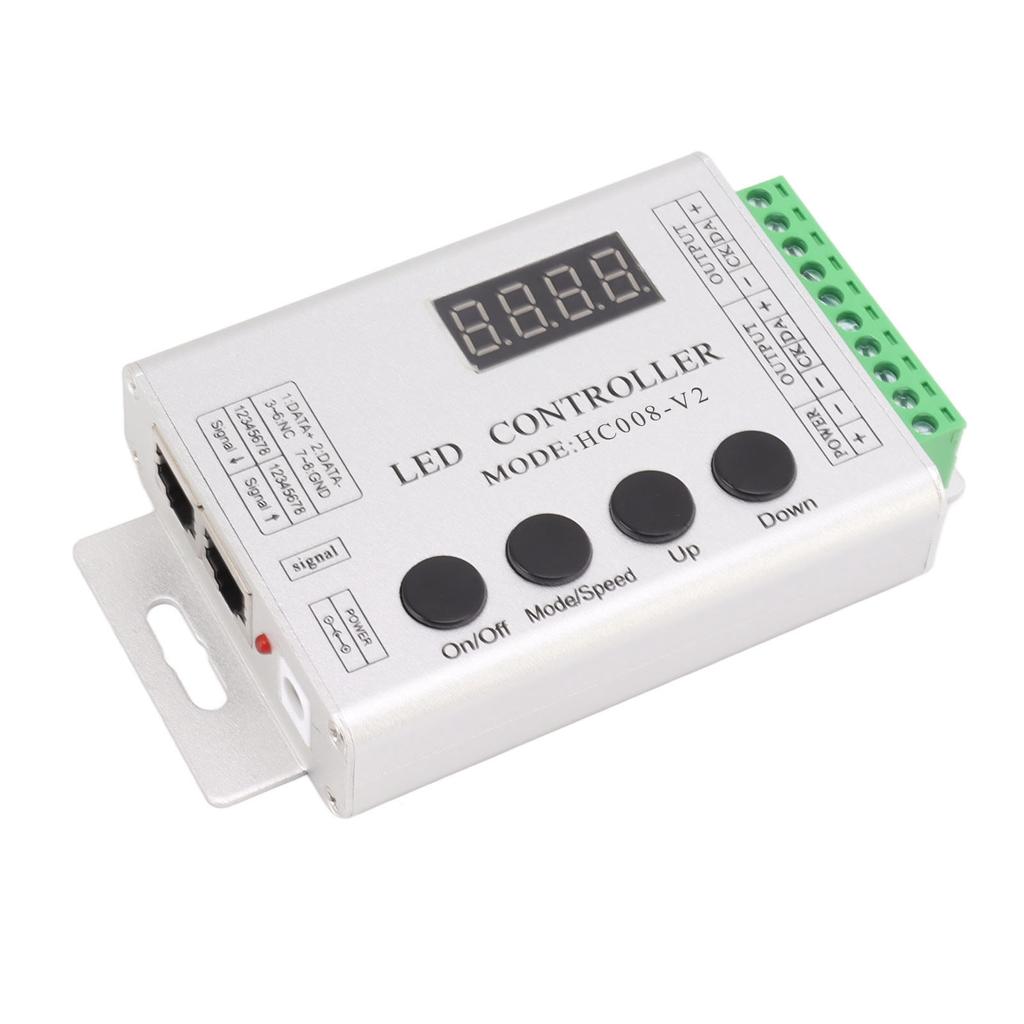 LED RGB ovladač SPI ovladač signálních pásků pro 6803 1903 WS2811 WS2812B 5V až 24V