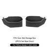 For Tesla Model 3/Y -2024 Front Rear Door Side Storage Box Door Handle Armrest Tray Organizer Door Side Water Proof Storage
