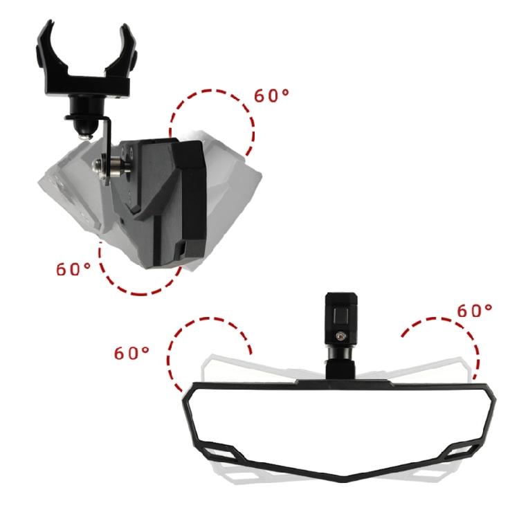 UTV Rear View Mirror System Adjustable Clamp Mounting Suitable For Various Side By Side Vehicle Models Adventure Rides