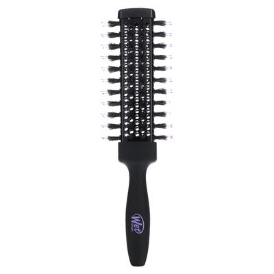 Wet Brush, Break Free, Beach Wave & Tight Curl Round Brush, Black, 1 Brush