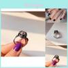 Einzigartiges Vintage-Design Totenkopfring für Damen Stilvoller Verstellbarer Kupferschmuck