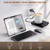 Misby Mug Warmer, Coffee Cup Warmer with Auto Shut Off, Gravity-Induction Coffee Warmer for Desk Use, Coffee Mug Warmer for Coffee Lovers Gift Keep