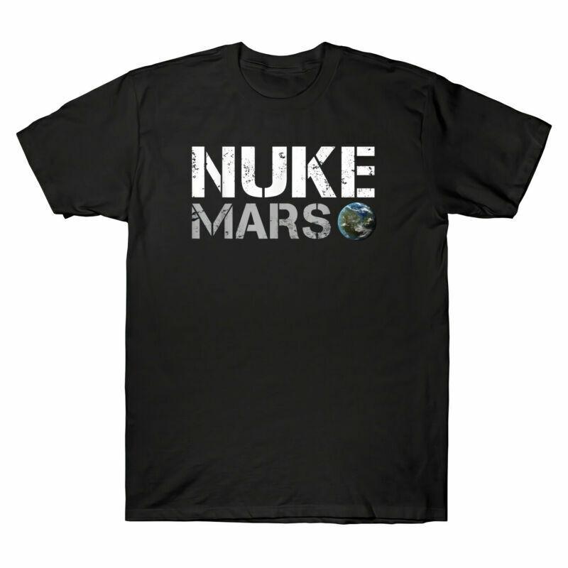Nuke Unisex Cool Of TShirt Vintage Mars Terraforming Shirt Mars Space Exploration S