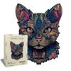 108/178 Pcs Challenging Cat Jigsaw Puzzle 2 Size Animal Shape Puzzles Cat Shape Puzzle  Table Games