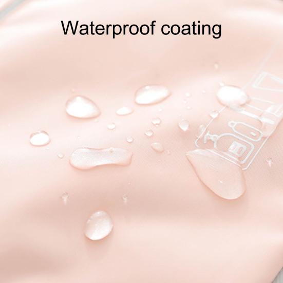 Yousheng Travel Toiletry Bag Cosmetic Organizer with Hanging Hook 2 Side Pockets Waterproof Portable Makeup Bag for Business Trips Overnight Stays