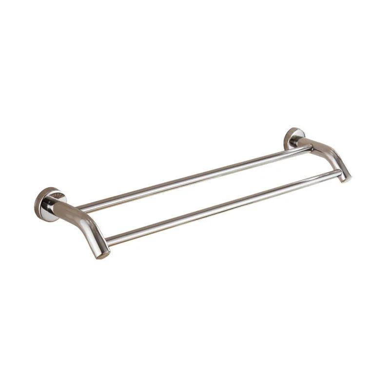 Portasciugamani doppio da parete da 40/50/60 cm, portasciugamani da bagno in acciaio inox, portasciugamani da bagno