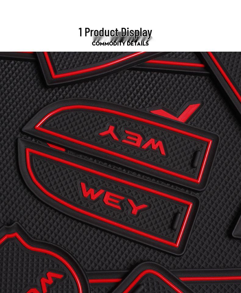 Wey Macchiato Car Door Slot & Cup Holder Mat - Interior Accessories