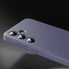 Funda tipo cartera con tapa y ventana Smart View para Samsung Galaxy S25+ Plus, Morado