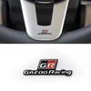 1 Peça GR GAZOO Racing Emblema de Volante de Carro Adesivos Insígnia para Interior Para Toyota GR GAZOO Racing Logo CHR SUPRA Corolla RAV4 Prius YARiS Hilux