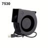 75mm USB Fan Cooling Turbo Blower Brushless 3D Printer 7515 7530 For Extruder DC Cooler Power Inverter Air Pump PC CPU
