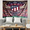 Club Atletico de Madrid Print Tapestry, Lightweight Wall Hanging, for Bedroom, Dorm, Living Room, Home Art Decor, Birthday Christmas Gift